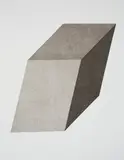 Sol LeWitt, Wall Drawing #354F: Isometric figure drawn with India ink washes [Parallelogram]