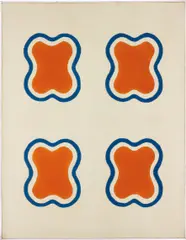 Paul Feeley, ACRUX, 1964, oil-based enamel on canvas, in artist's frame