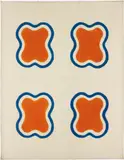 Paul Feeley, ACRUX, 1964, oil-based enamel on canvas, in artist's frame