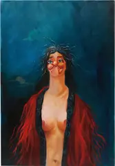 German Nights by George Condo, 2003, oil on canvas, offered May 2013