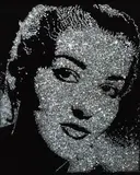 Maria Callas from Pictures of Diamonds by Vik Muniz, 2004, Chromogenic print, offered May 2013
