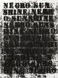 Glenn Ligon, Study for Negro Sunshine #78