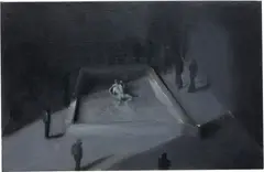 Untitled by Adrian Ghenie, 2006, oil on canvas, sold May 2013