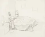 Kerry James Marshall, Preliminary Sketch for Black Painting