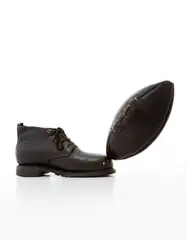 Francis Alÿs, Untitled, 1993, acrylic, leather shoe, wooden shoehorn, leather football