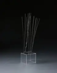 Gego, Seis de la serie de Nueve, 1969, steel wire and Plexiglas