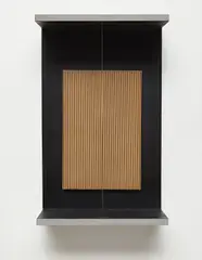 Untitled by Jesús Rafael Soto, 1965, oil, metal, and wood construction, sold May 2013