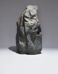 Gabriel Kuri, Sin título (A la caída del cabello), 2000, oil on fiberglass