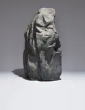 Gabriel Kuri, Sin título (A la caída del cabello), 2000, oil on fiberglass