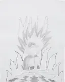 Daniel Guzmán, Mala (from the series Chupacabras Mix), 1998, graphite on paper