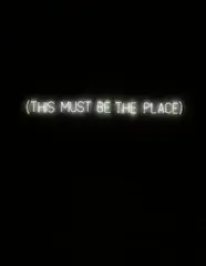 Stefan Brüggemann, This must be the place, 2004, neon