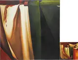 Consuelo Castañeda, La muerte de Marat, 1993, oil on canvas