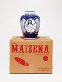Eduardo Sarabia, A Thin Line Between Love and Hate, 2005, hand-painted ceramic vase, silkscreen cardboard box