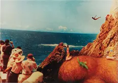 Miguel Calderón, La quebrada (from the Greetings from My Hairy Nuts series), 1995, c-print