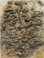 Untitled by Frans Krajcberg, 1961, mixed media and paper mache on canvas, sold May 2013