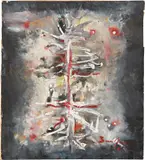 Untitled by Antônio Bandeira, 1961, watercolor on paper, laid on board, offered May 2013
