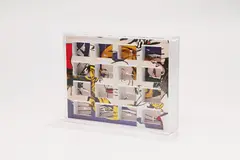 Marco Maggi, Turner Box (Paper on Lichtenstein), 2005, cuts on paper, in Plexiglas