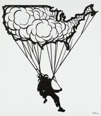 The Merger, The Big Jump, 2012, acrylic on canvas