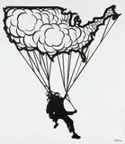 The Merger, The Big Jump, 2012, acrylic on canvas