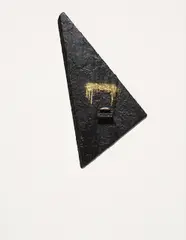 Cosmic Soul Mate by Rashid Johnson, 2010, black soap, wax, shea butter, gold paint, sold Sep 2013