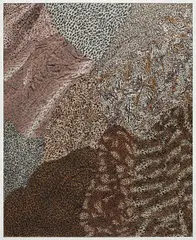 Portrait Mode by Nina Beier, 2012, found garments, in artist's frame, sold Sep 2013