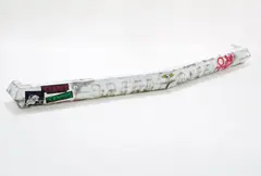 Kaz Oshiro, Untitled (Car Bumper), 2001, acrylic and bondo on stretched canvas