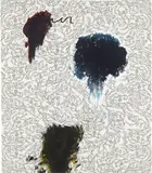Andisheh Avini, Untitled, 2013, silkscreen ink on printed fabric