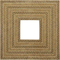 Andisheh Avini, Screw, 2010, marquetry and wood panel