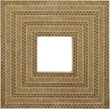 Andisheh Avini, Screw, 2010, marquetry and wood panel