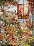 Ali Banisadr, What's Yours is Mine, 2008, oil on linen