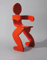 Untitled by Keith Haring, 1986, polyurethane enamel on aluminum, sold Sep 2013