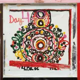 Tal R, Day 4, 2006, oil on paper and canvas, laid down on wood, in artist's frame