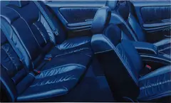 Car Interior II by Tim Case, 2002, oil on board, offered Sep 2013