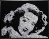 Bette Davis from Pictures of Diamonds by Vik Muniz, 2004, chromogenic print, offered Sep 2013