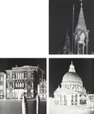 Vera Lutter, Three works: (i) Towers San Marco, Venice: November 22, 2005, 2005; (ii) Ca del Duca Sforza, Venice: March 1, March 2006, 2006; (iii) Corte Barozzi, Venice: March 10