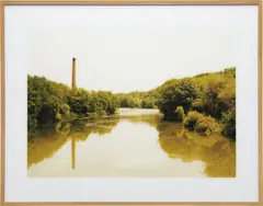 Fraisans, Frankreich by Elger Esser, 2006, chromogenic print, mounted on Diasec face, sold Sep 2013