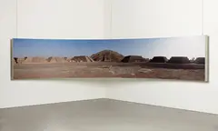 Mariko Mori, Beginning of the End, Teotihuacan, Mexico, 2000, laminated color cibachrome mounted on aluminum
