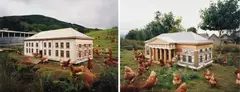 Simon Starling, Burn Time, 2000, chromogenic print mounted on Sintra, in 2 parts