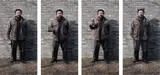 Ai Weiwei, To Fight with Crossed-Arms, in collaboration with MAP OFFICE [Gutierrez + Portefaix], 2007, chromogenic print, in 4 parts