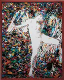 Cupid after Caravaggio from the series Rebus by Vik Muniz, 2005, chromogenic print, sold Sep 2013