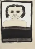 Margaret Kilgallen, Untitled, not dated, acrylic on paper