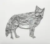 Midori Harima, Lost Acquisition (Wolf), 2007, Xerox copy on archival paper, methyl cellulose paste, archival tape