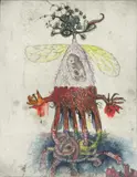 Jake and Dinos Chapman, Pregnant Eye Head I from The Exquisite Corpse