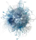 Aurora Robson, 52 Hertz, 2011, salvaged plastic debris, aluminum rivets, tinted polycrylic, mica powder