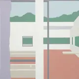Anthony Ames, Modern Landscape I, 1987, acrylic on composite board