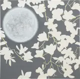 Christina Burch, Moon from the series Garland of Skulls, circa 2009, acrylic on canvas