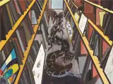 Franz Ackermann, The Drawing Corridor with the Sleeping Dragon, 2001, mixed media on paper