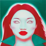 Feng Zhengjie, Chinese Portrait G Series, No. 05, 2007, oil on canvas