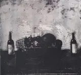 Konstantin Totibadze, Wine and Fruits, 2008, silkscreen, stainless steel