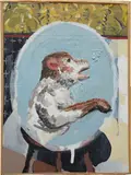 Cheyney Thompson, Monkey, 1999, oil on canvas